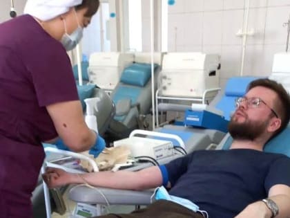 Сергей Лукьянов стал донором крови