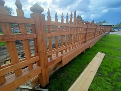 В Петровске-Забайкальском завершается благоустройство Дамской улицы