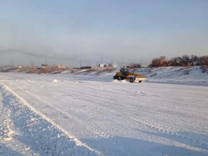 На озере Кенон в Чите начали готовить площадку для Крещенских купаний
