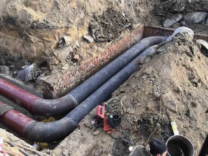 Два порыва на теплотрассе произошло в селе Новая Кука