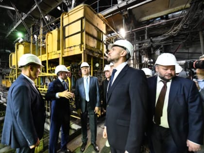 Вице-премьер правительства РФ Александр Новак осмотрел Читинскую ТЭЦ