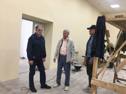 Александр Скачков проконтролировал капремонт соцобъектов в селе Улёты