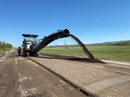 В Забайкалье приступили к ремонту дорог по нацпроекту