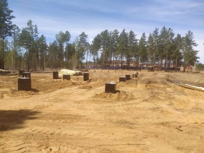 В селе Смоленка Читинского района Забайкалья начались работы по возведению модульного здания пожарного депо