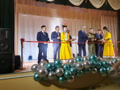 Сенаторы Баир Жамсуев и Сергей Михайлов приняли участие в открытии социально-экономических объектов в селе Судунтуй Агинского района
