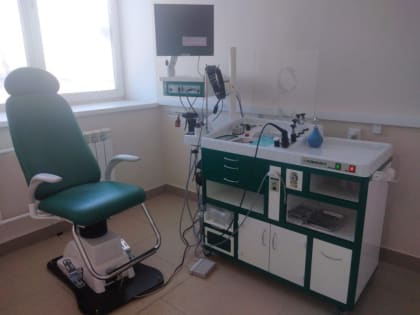 Кабинет лор-врача оборудовали в поликлинике №5 Читы на средства ТФОМС Забайкалья
