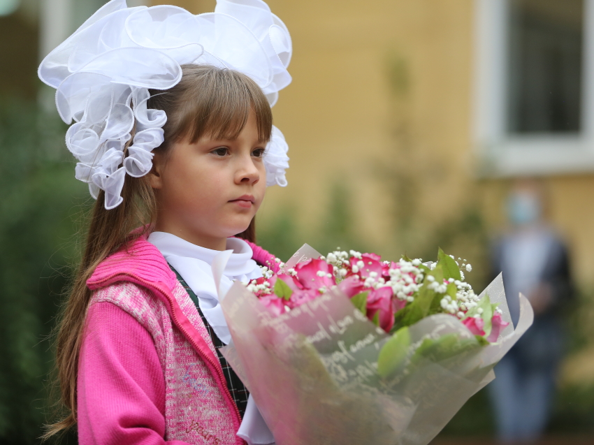 Фото первоклассника на 1 сентября