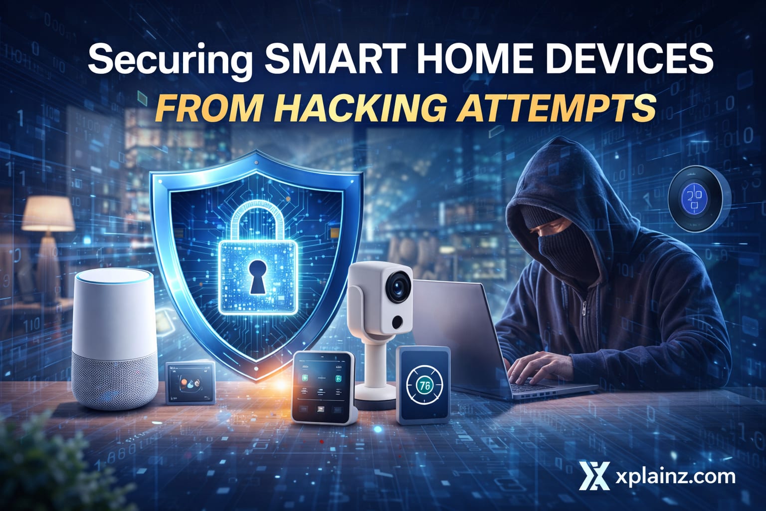 Securing smart home devices from hacking attempts