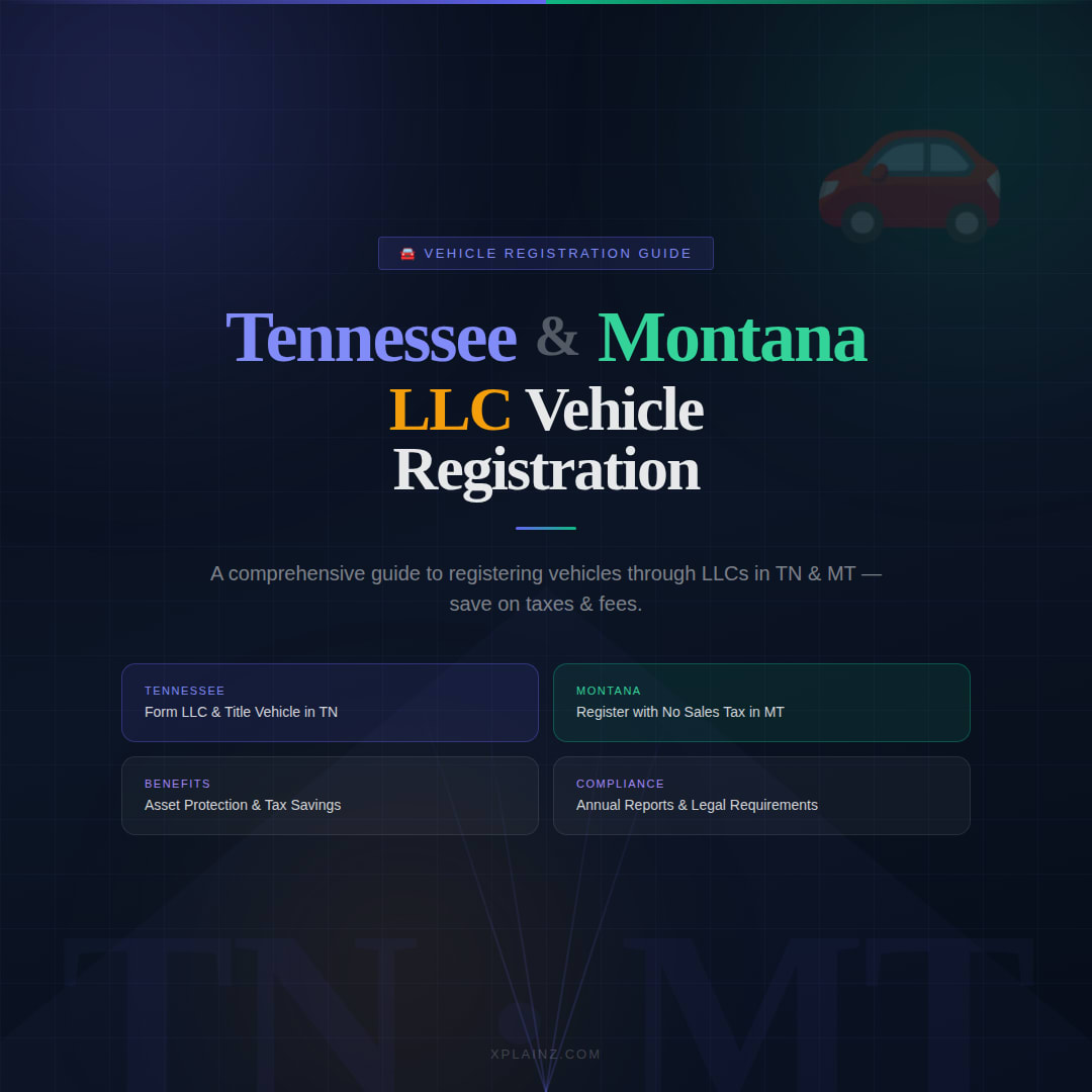 tennessee and montana llc vehicle registration