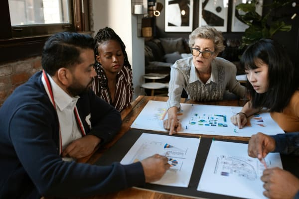 Startup mentoring illustration