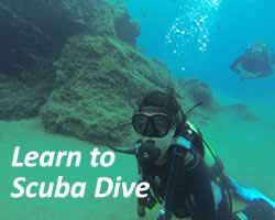 learn to scuba dive in Lanzarote