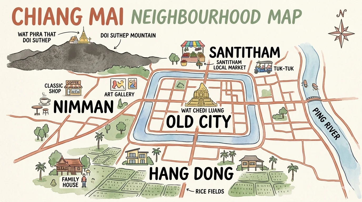 Best Neighbourhoods in Chiang Mai for Long Stays