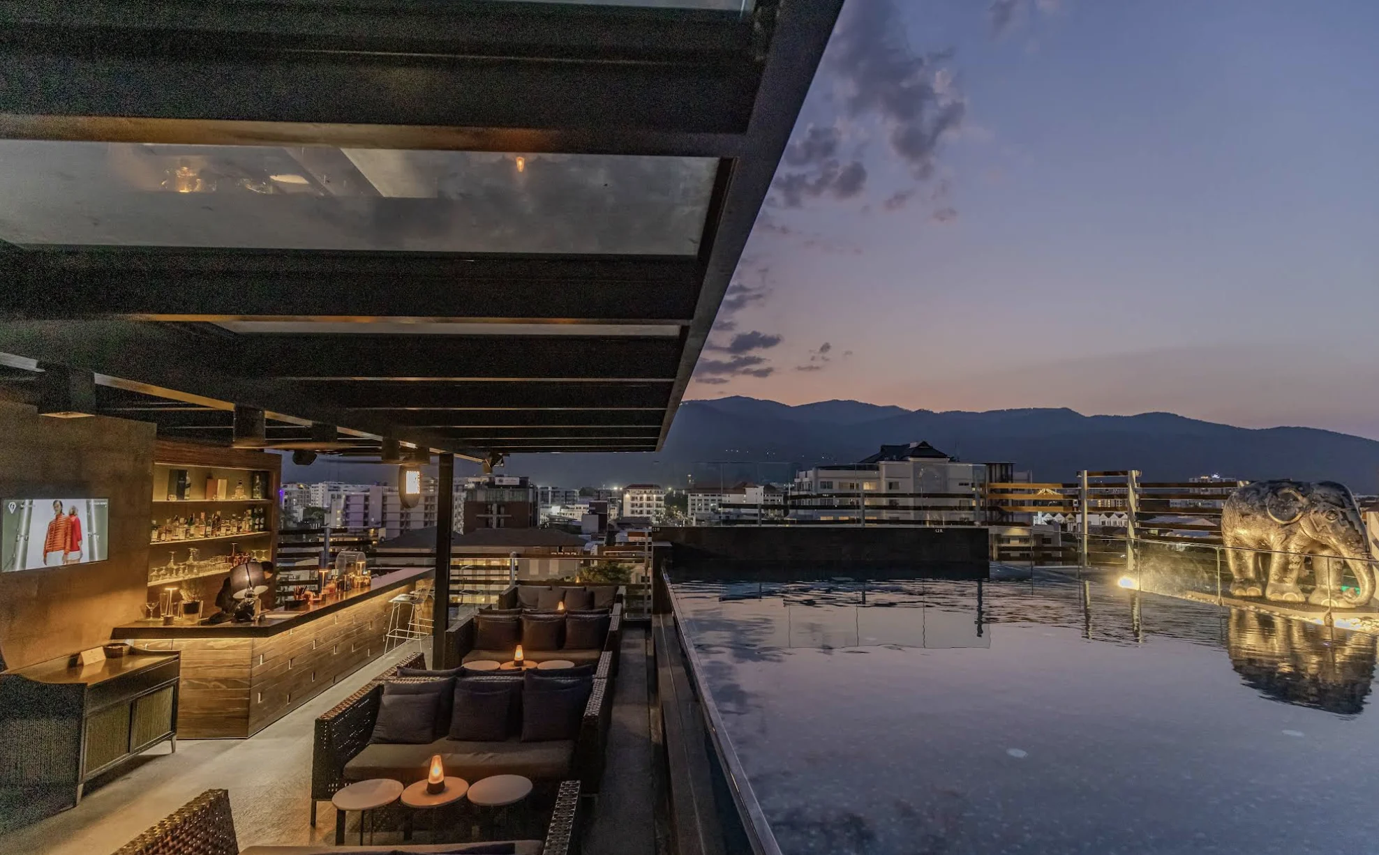 Rooftop bar in Chiang Mai