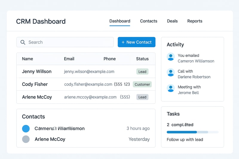 CRM Dashboard