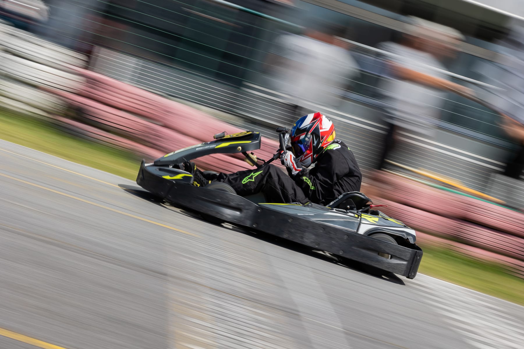 Kart em pista durante a Sodi Galicia