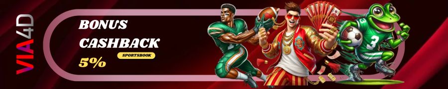 BONUS CASHBACK 5% (SPORTSBOOK)