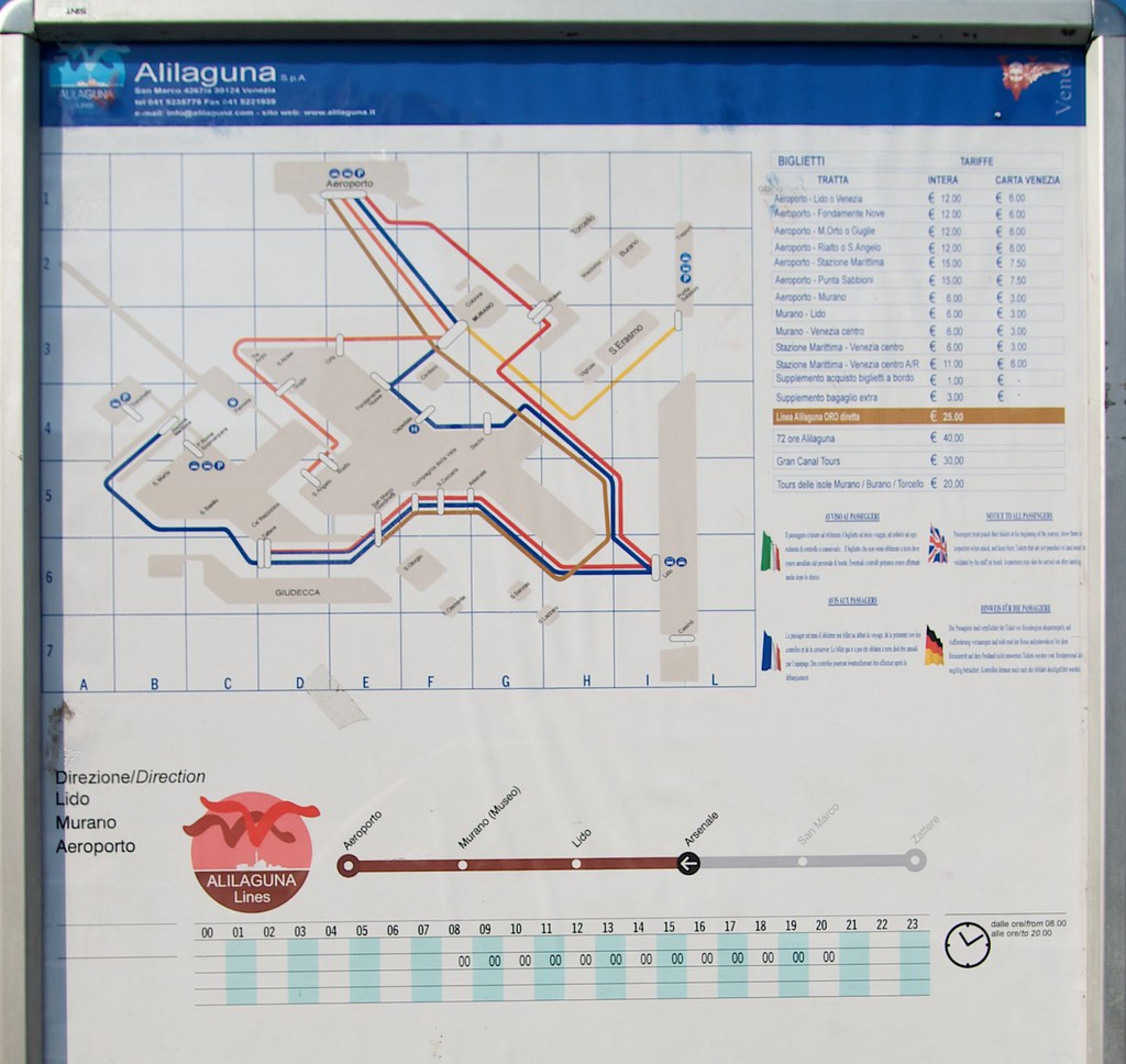 Vaporetto (Water Bus) Routes