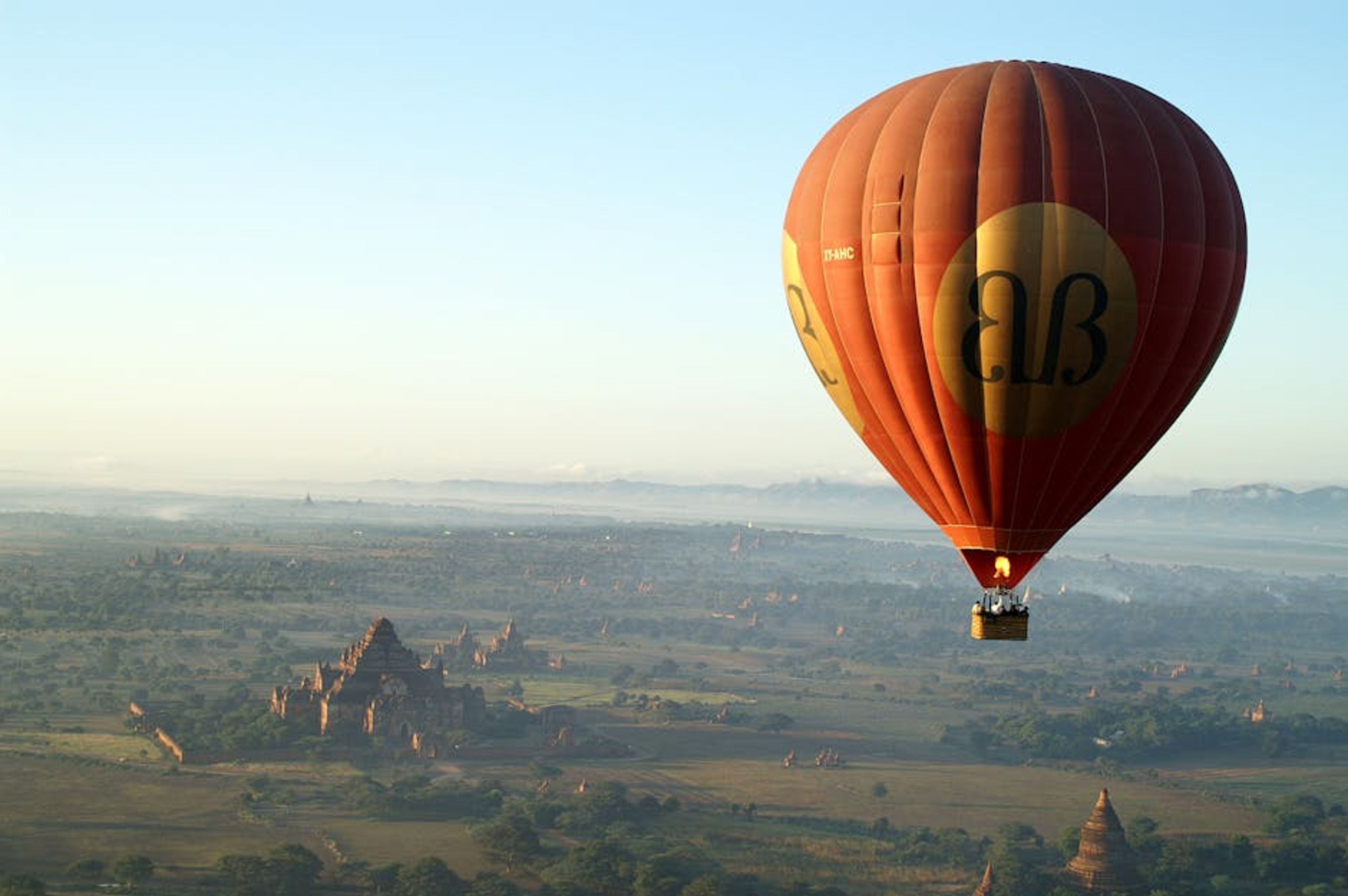 Balloon Over Bagan (Hot Air Balloons)