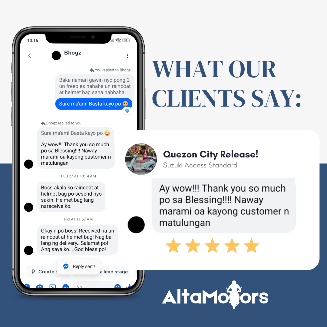 Customer testimonial