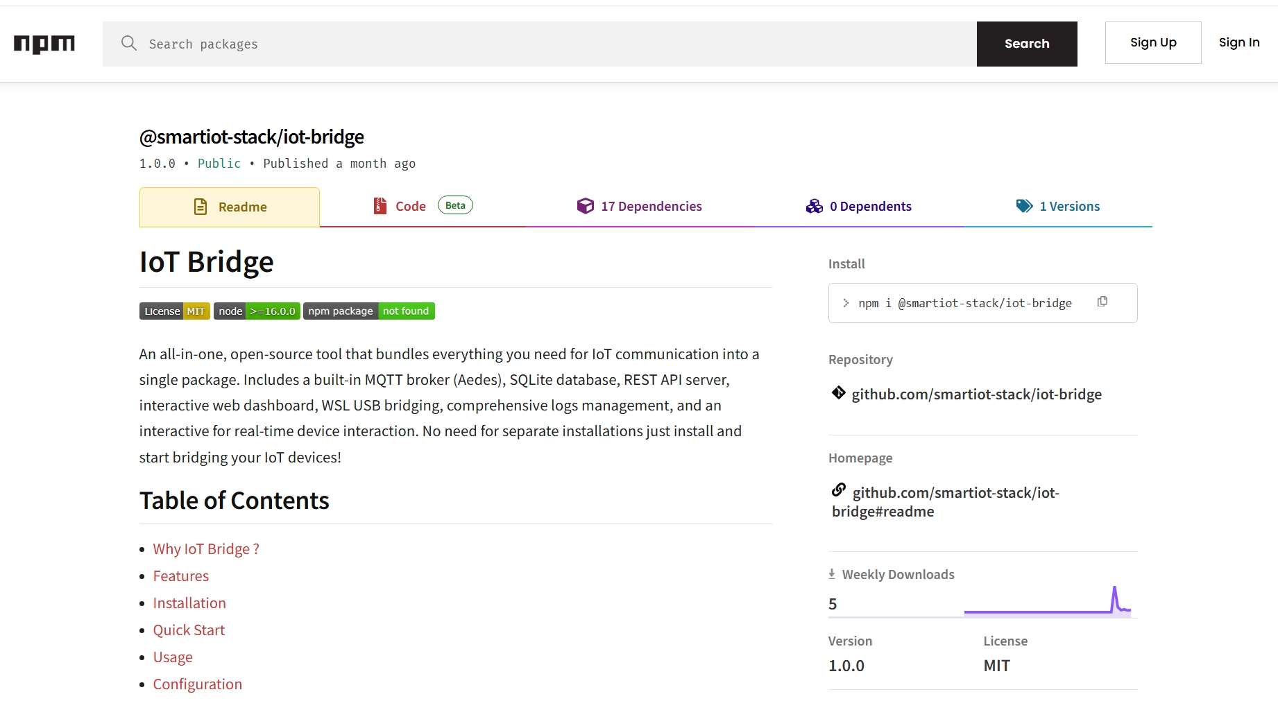 IoT Bridge