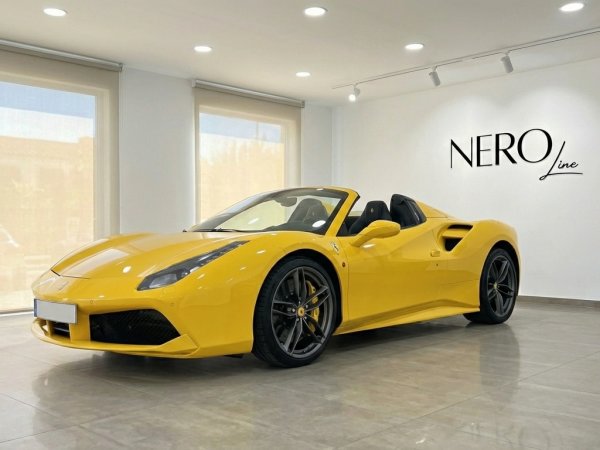 Ferrari 488 Spider 2020 - Convertible - View 1 - Luxury Car Rental