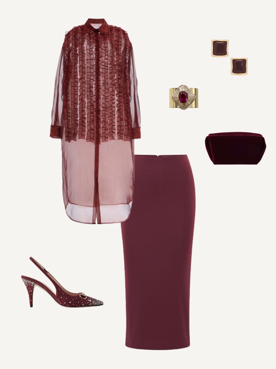 Elegant Holiday Look