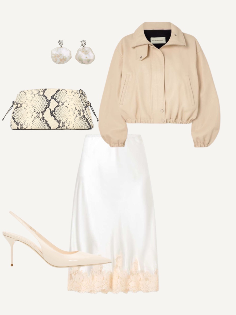 Polished Neutral Date Look