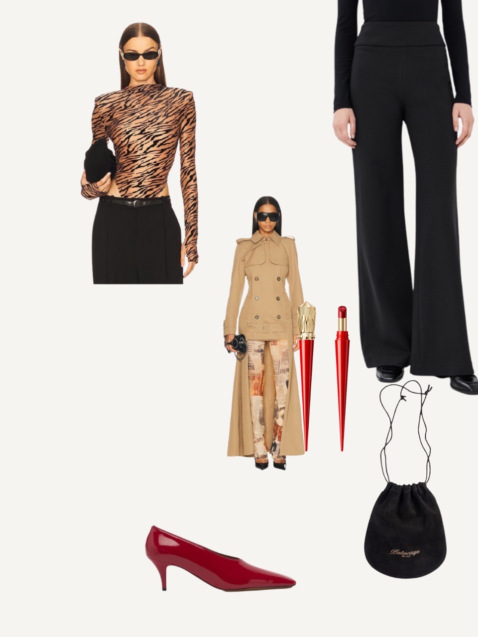 Modern Safari Night-Out Look