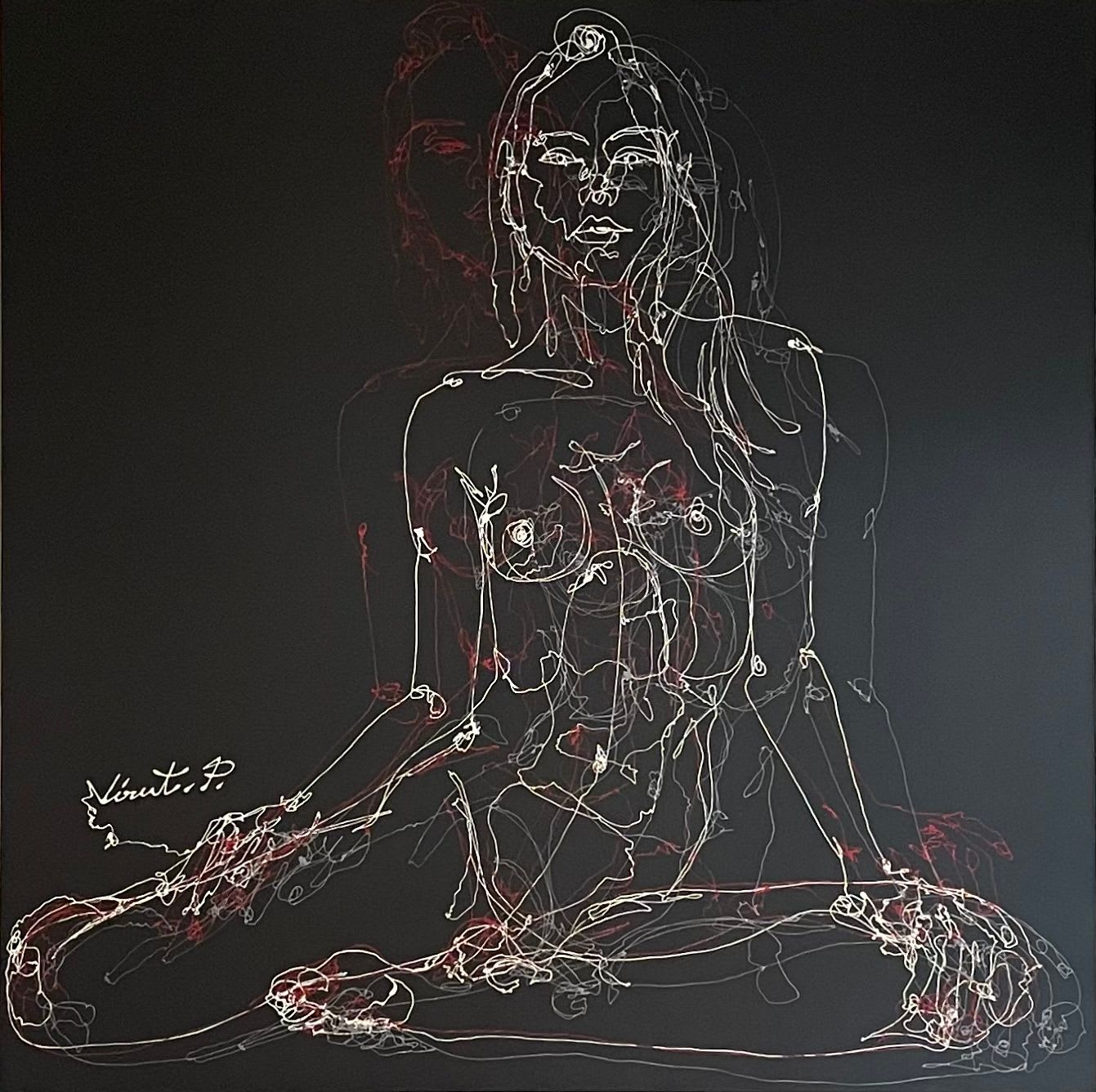 ### The Feminine Stillness
The feminine energy in art isn’t static—it’s still. And there’s a difference. Static means lifeless, but stillness holds life within it. It’s calm but powerful, quiet yet deeply alive.
In a world that’s always rushing and demanding, the feminine is a reminder to pause, to breathe, to reconnect with the quieter truths we often ignore.
That’s what these paintings do. They ask you to linger, to sit with the silence, and to feel what’s beneath the noise of daily life. They’re like mirrors, reflecting back the parts of yourself you might not always notice.
And isn’t that what art is supposed to do? To pull us inward when the world pulls us outward?