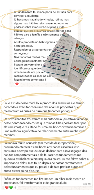 Depoimento do Curso Fundamento