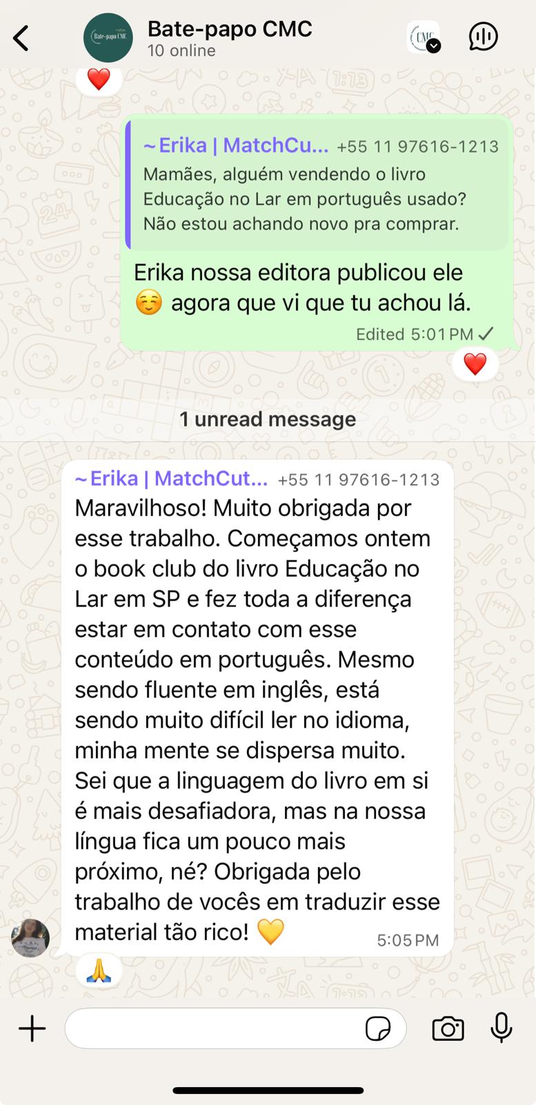 Depoimento dos Livros Charlotte Mason