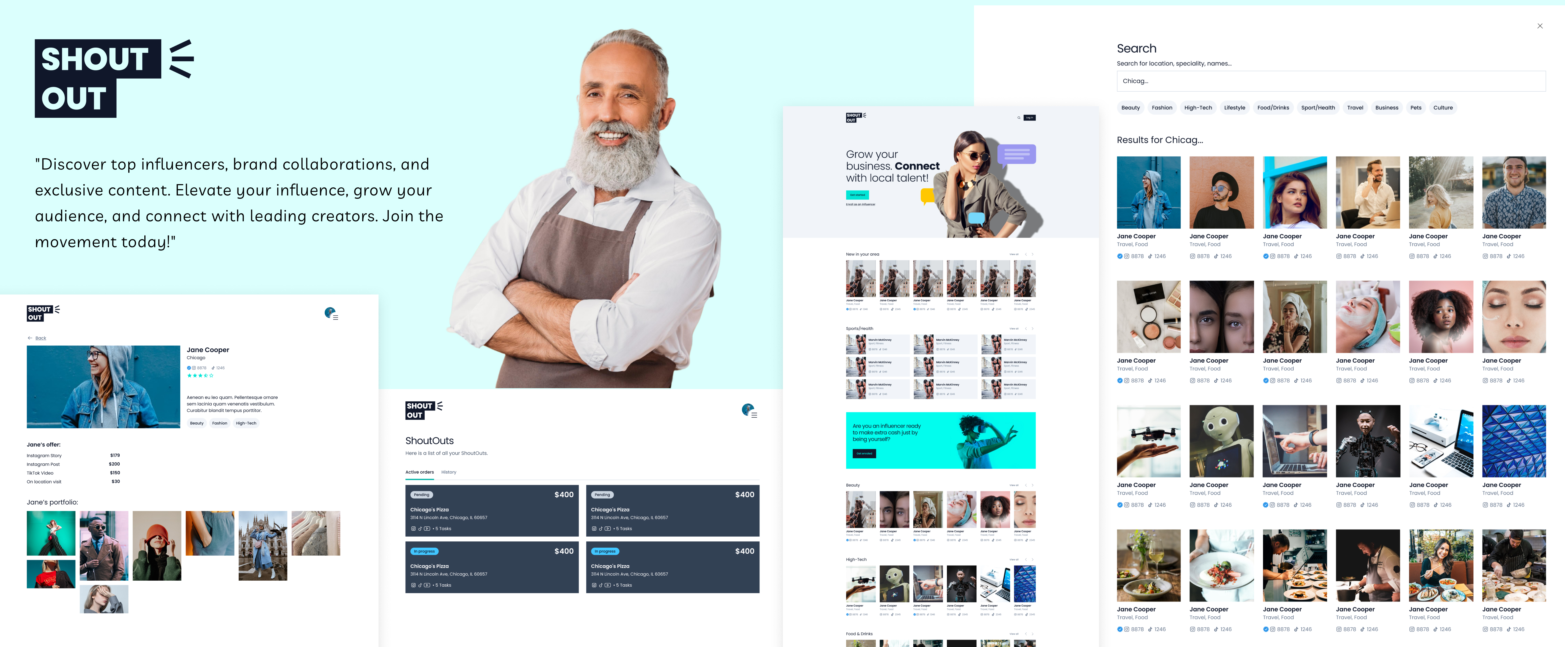 ShoutOut - influencer Creator Platform