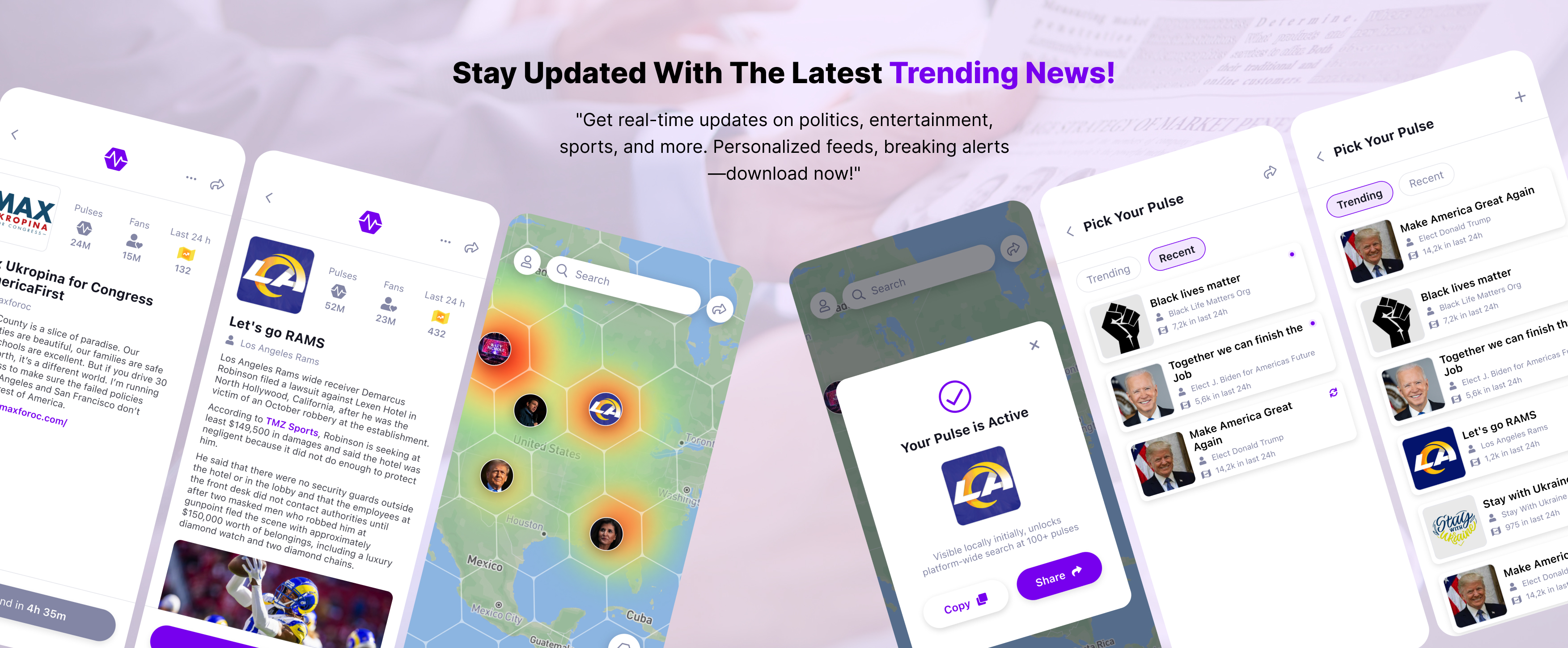 Pulse Mobile App Design 