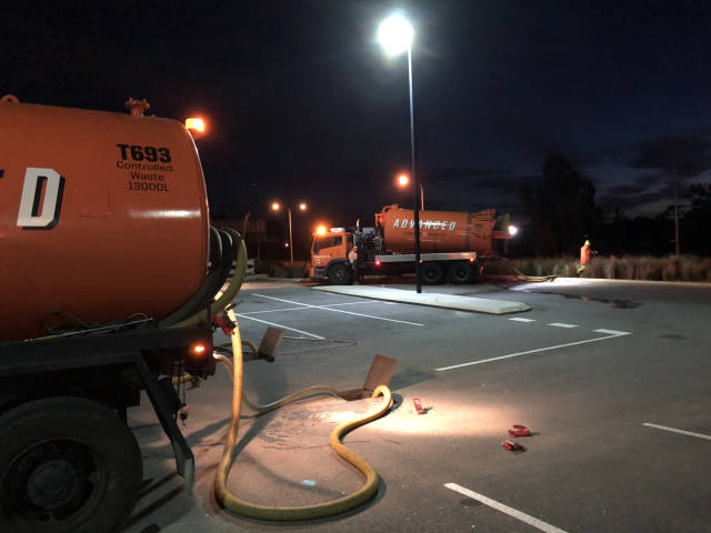 Industrial waste removal services