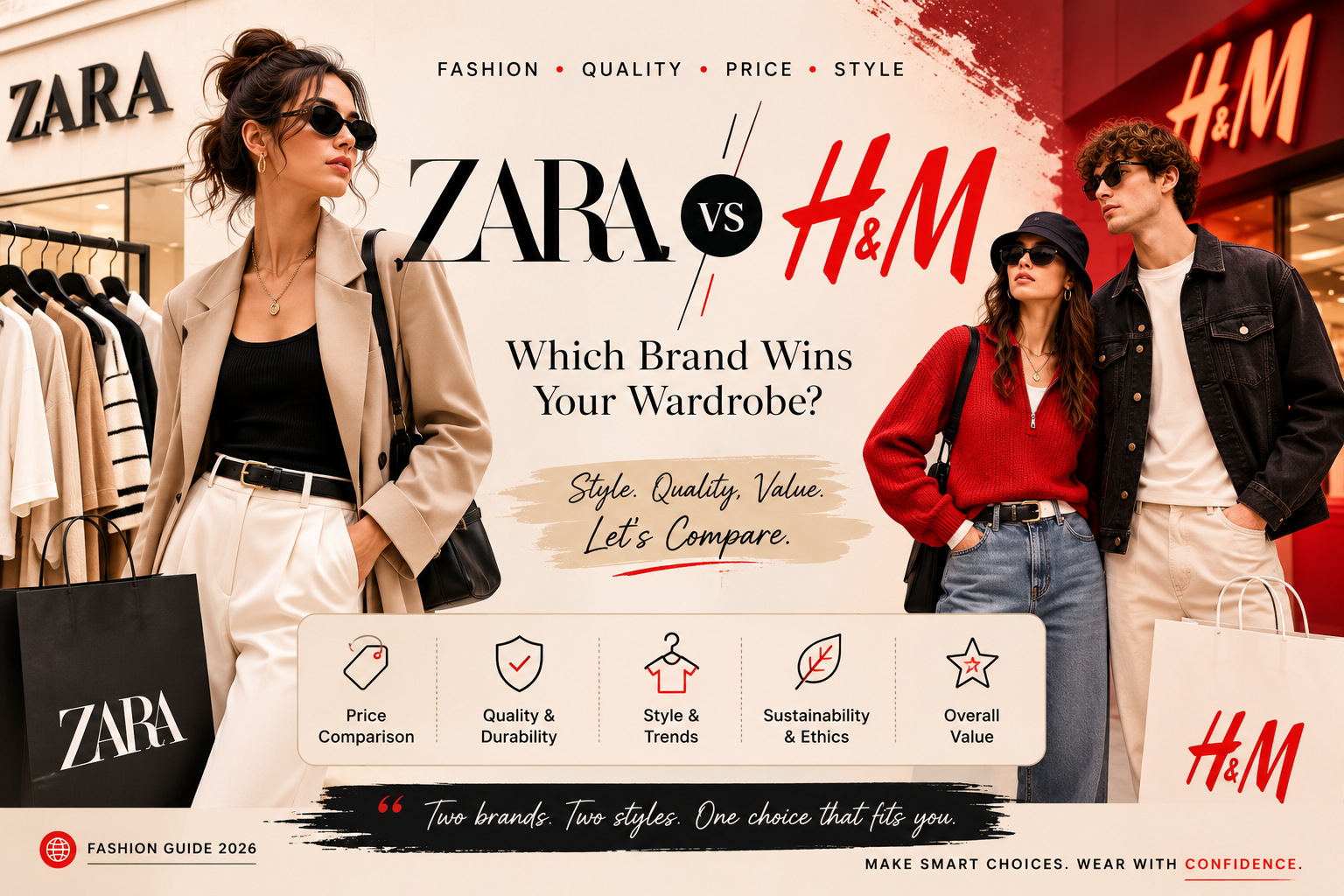 Zara vs H&M: Which Fashion Brand Offers Better Value?