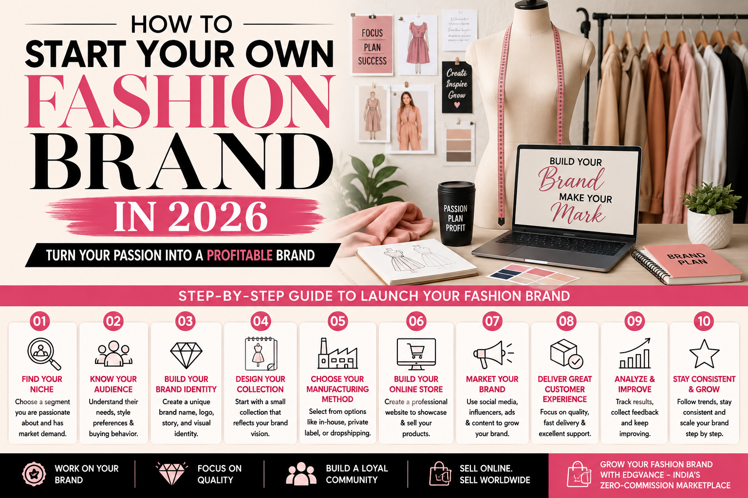 How to Start Your Own Fashion Brand in 2026