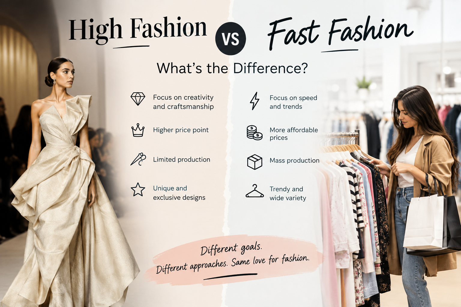 High Fashion vs Fast Fashion: What’s the Difference?