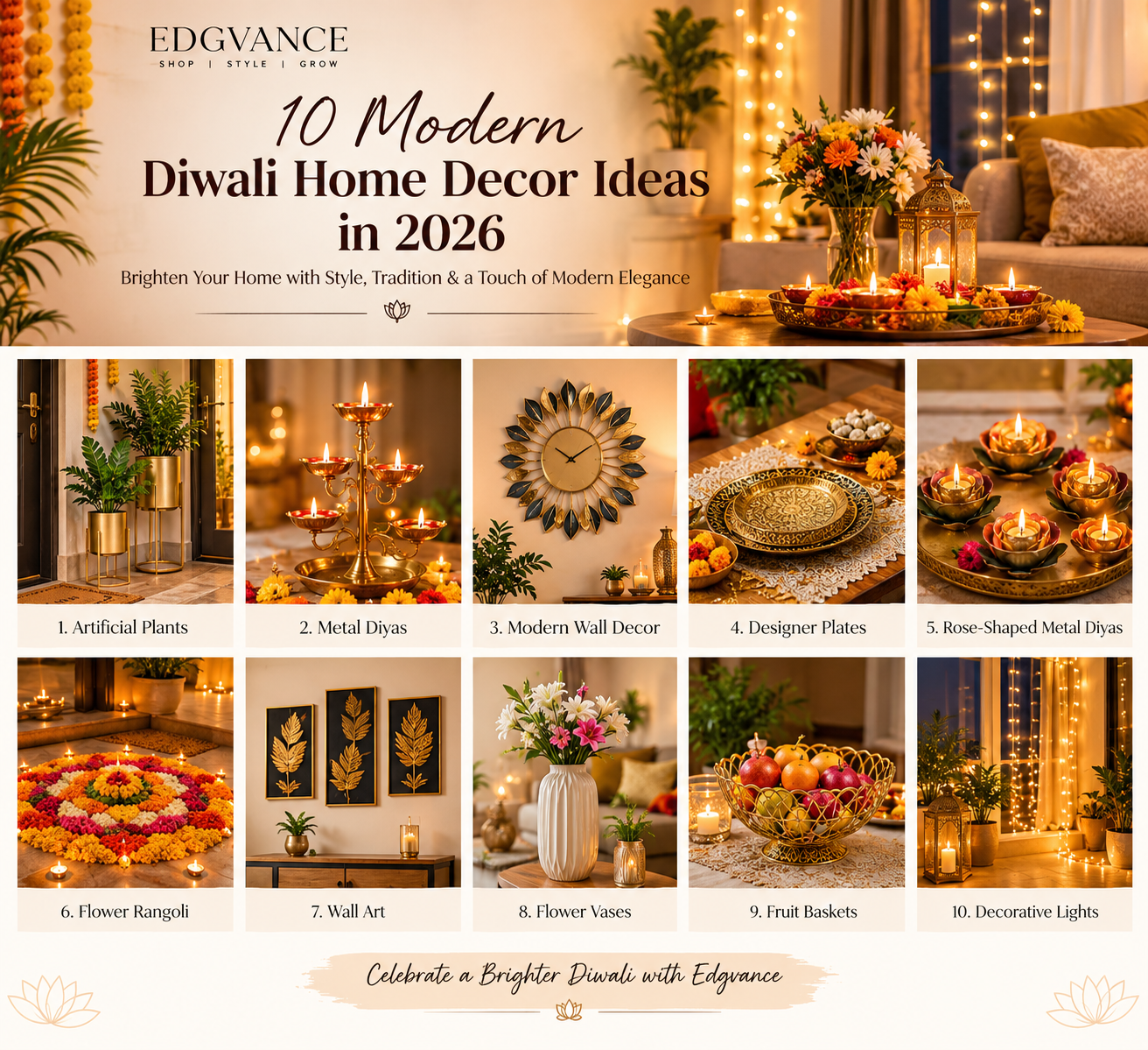 10 morden diwali home decor ideas in 2026