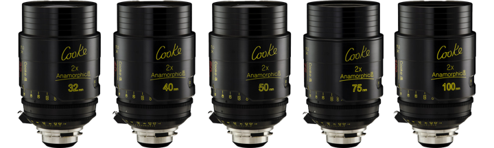 Set of 5 Cooke Anamorphic/i Prime