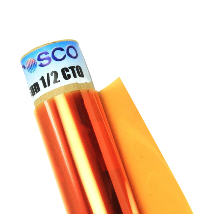 Rosco CTO filters set (1, 1/2, 1/4, 1/8)