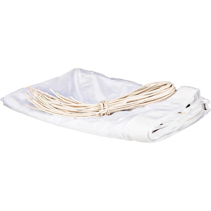 12'x12' White Artificial Silk