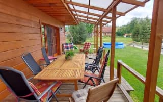 Chata HolidayRaj s wellnessom pri Bešeňovej - Chata B – fotografia 2