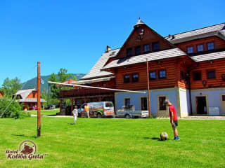Hotel Koliba Gréta - Dvojlôžková izba s kuchynkou a terasou - drevenička - photo 3