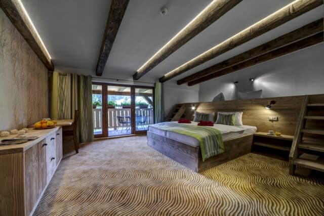 Hotel Strachanovka Jánska Koliba - Rodinná izba Superior s balkónom – Liptovský Ján