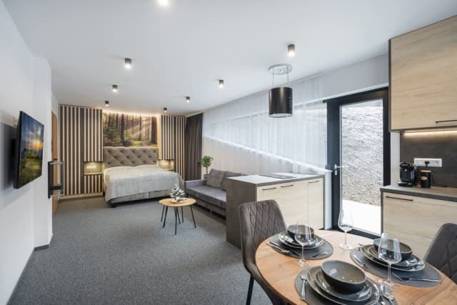 MALINO RESORT & RESIDENCES - SKI AND BIKE APARTMENTS Moderné apartmány v chaletoch Ružomberok - Apartmán Standard Chalets in Ski & Bike Park – Ružomberok