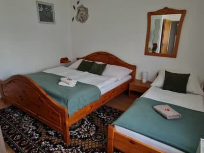 Lienka Ubytovanie - Trojlôžková izba s kúpeľňou – nová lesná