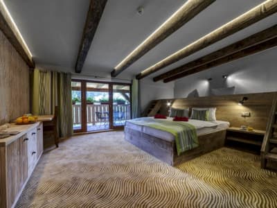 Hotel Strachanovka Jánska Koliba - Rodinná izba Superior s balkónom – liptovský ján