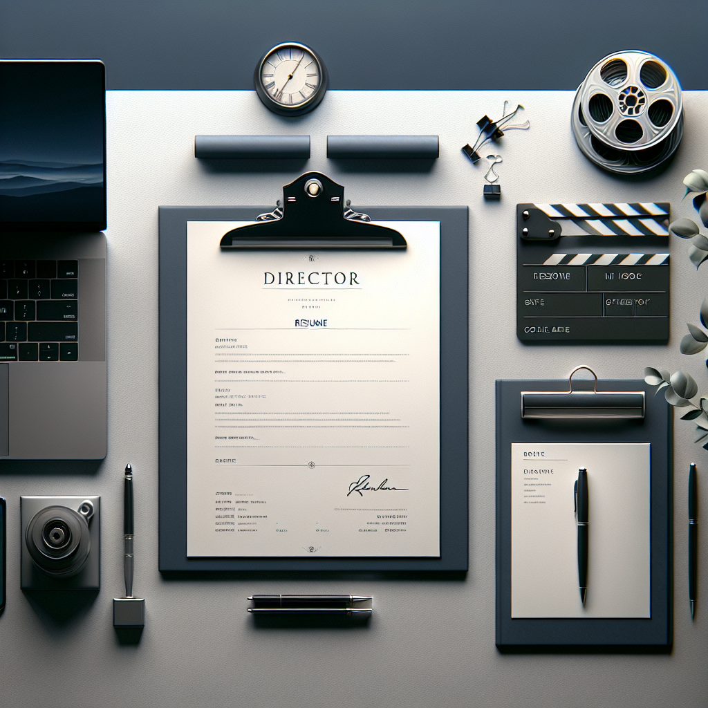 Crafting an Impressive Director Resume: Formats, Tips, and Industry-Specific Strategies