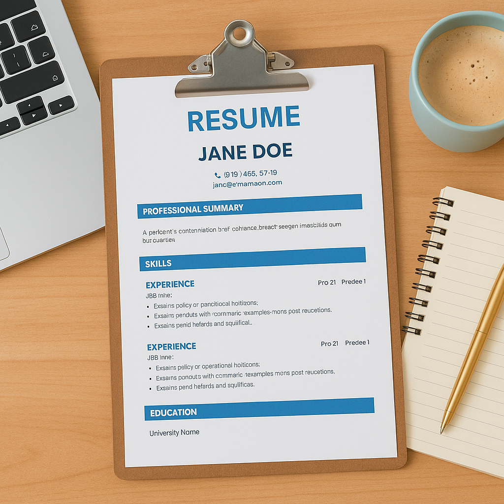 How to Create a Winning Internship Application Resume