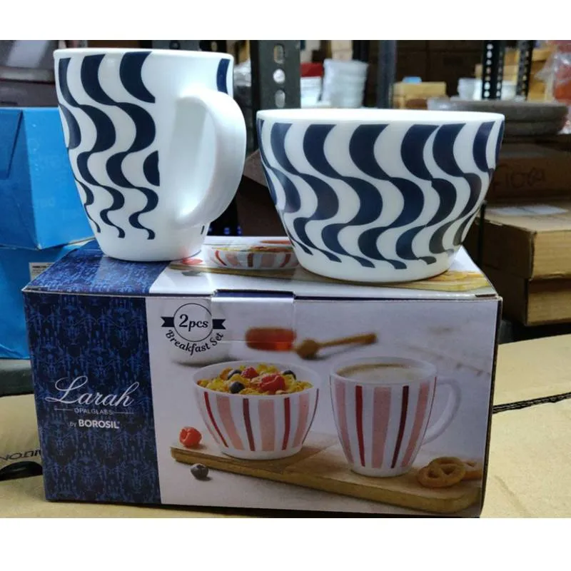 Borosil 2pcs Breakfast Set